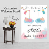 Baby Shower Welcome Board Sign for Decoration