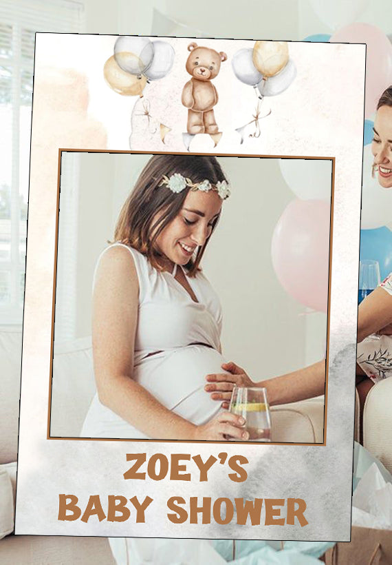 Baby Shower Party Selfie Photo Booth Frame