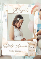 Baby Shower Party Selfie Photo Booth Frame