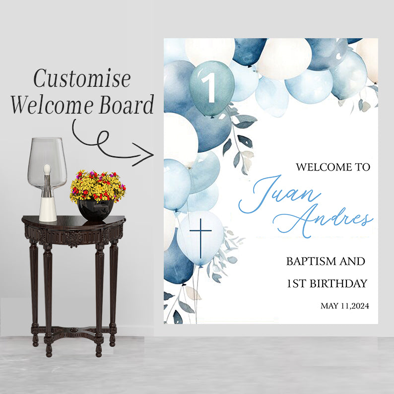 First Birthday Theme Birthday Party Yard Sign/Welcome Board