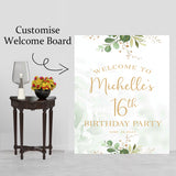 16th Theme Birthday Party Yard Sign/Welcome Board