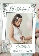 Baby Shower Party Selfie Photo Booth Frame