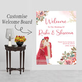 Indian Wedding Ceremony Welcome Board for Decoration