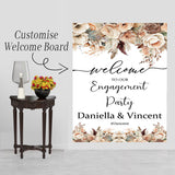 Engagement Party Welcome Board for Decoration