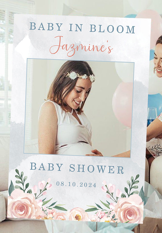 Baby Shower Party Selfie Photo Booth Frame