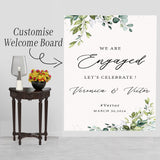 Engagement Party Welcome Board for Decoration