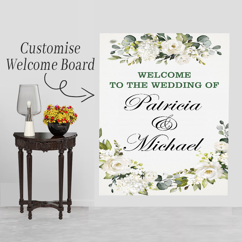 Wedding Welcome Sign Board for Decoration