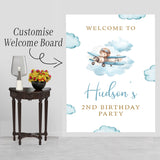 Air Plane Theme Birthday Party Yard Sign/Welcome Board