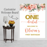 First Birthday Theme Birthday Party Yard Sign/Welcome Board