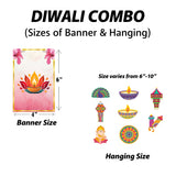 Diwali Hangings and Banner Combo for Diwali Decorations