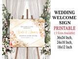 Wedding Welcome Sign Board for Decoration