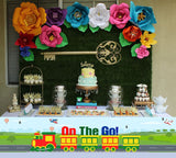 Transport Theme Birthday Party Long Banner for Decoration