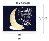 Twinkle Twinkle Little Star Birthday Party Personalized Backdrop.