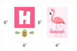 Flamingo Theme Birthday Party Banner for Decoration