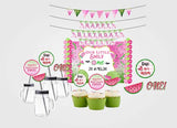 One In A Melon Theme Birthday Complete Personalize Party Kit