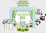 Panda Theme Birthday Complete Personalize Party Kit