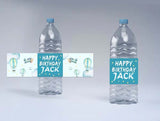 Air Plane Theme Birthday Party Water Bottle Labels