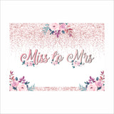 Bride to be Party Bachelorette Party Personalized Backdrop.