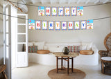 Joyful Birthday Party Banner for Decoration