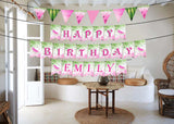 One In A Melon Theme  Birthday Party Banner for Decoration