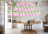 One In A Melon Theme  Birthday Party Banner for Decoration