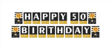 50th Birthday Party Banner for Decoration