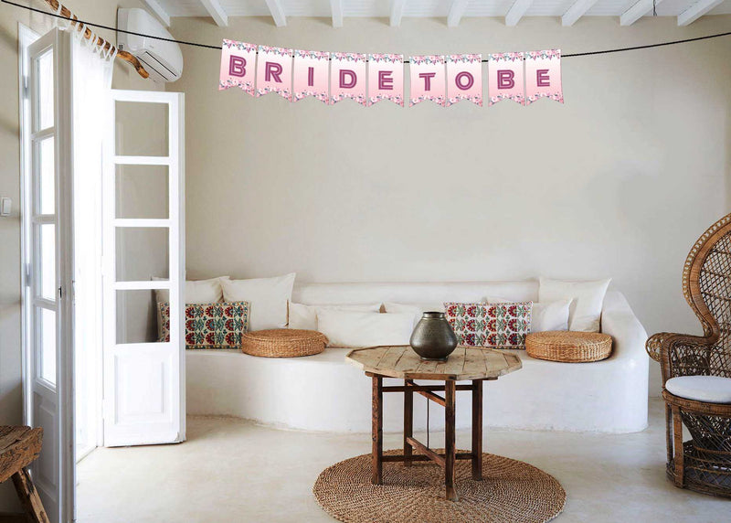 Bride To be Bridal Shower Theme Party Banner for Decoration