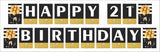 21st Birthday Party Banner for Decoration