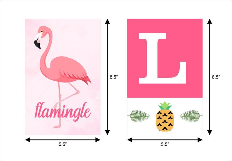 Flamingo Theme Birthday Party Banner for Decoration