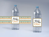 Wild One Theme Water Bottle Labels