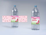 One In A Melon Theme Water Bottle Labels