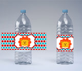 Carnival Theme Water Bottle Labels