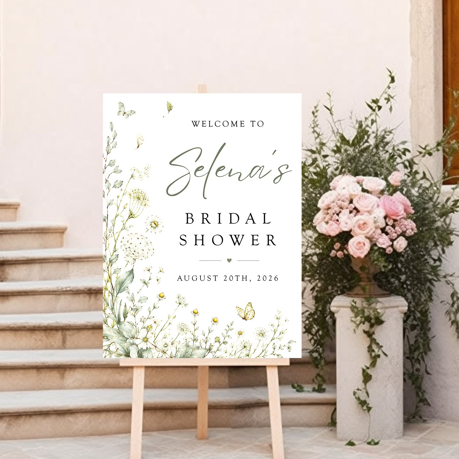 Bridal Shower Party Welcome Board