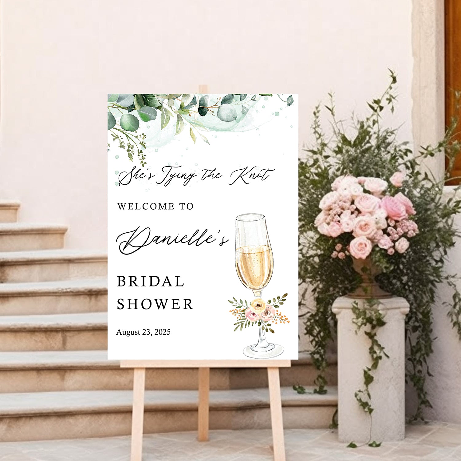 Bridal Shower Party Welcome Board