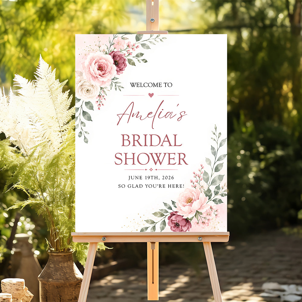 Bridal Shower Party Yard Sign/ Welcome Board