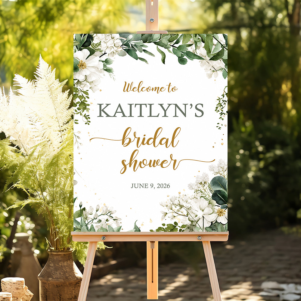Bridal Shower Party Welcome Board