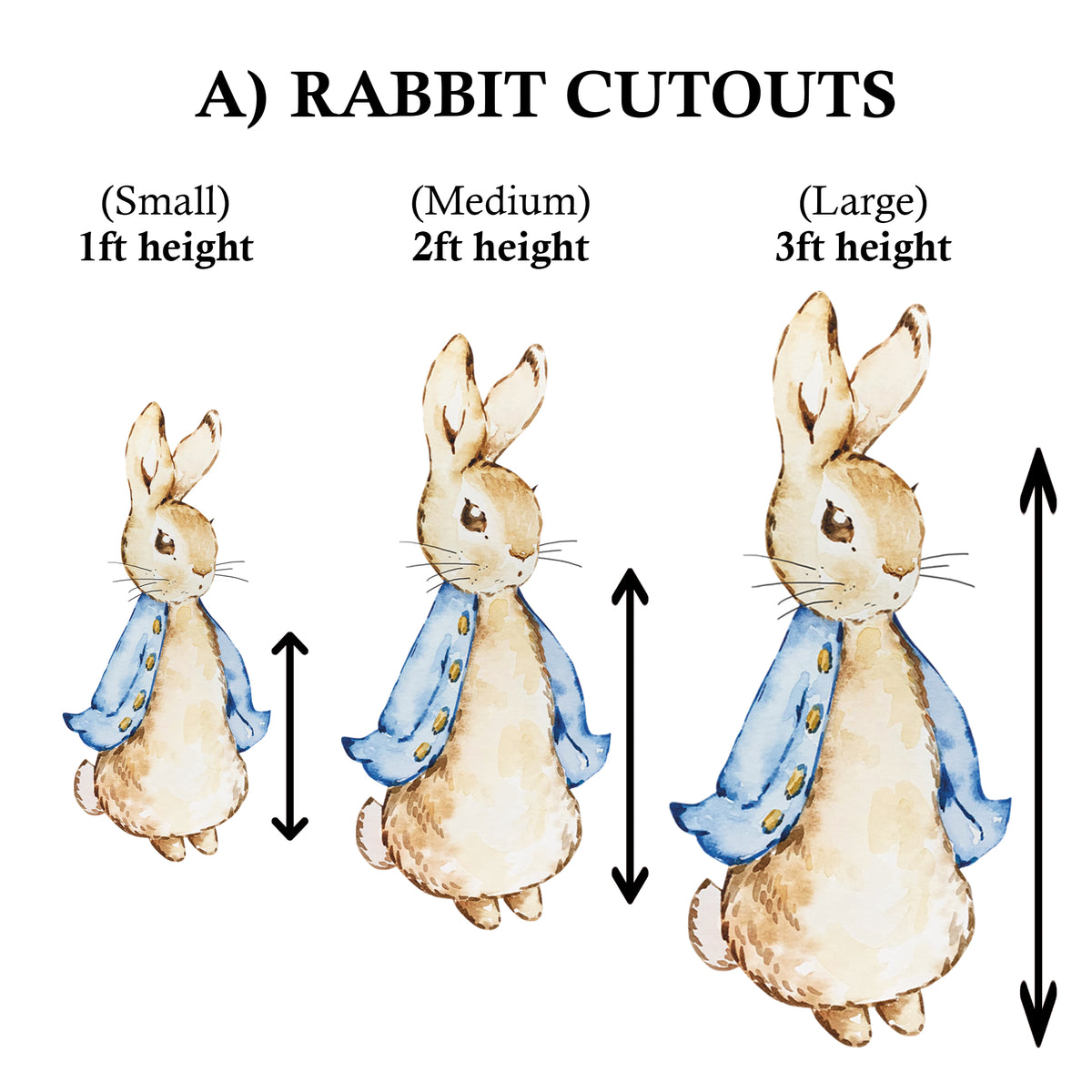 Peter Rabbit Cutouts / Props