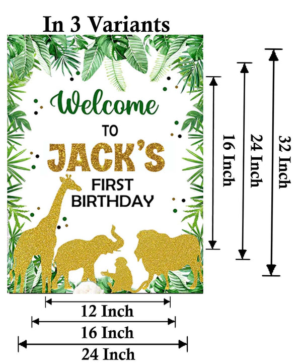 Wild One Theme Birthday Party Yard Sign/Welcome Board.