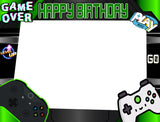 Gaming Theme Birthday Party Selfie Photo Booth Frame