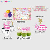 Butterflies & Fairies Theme Birthday Complete Personalize Party Kit