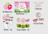 One In A Melon Theme Birthday Complete Personalize Party Kit