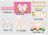 Ballerina Theme Birthday Complete Personalize Party Kit