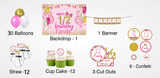 Half Birthday Girls Theme Complete Personalize Party Kit