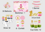 One Is Fun Theme Birthday Complete Personalize Party Kit