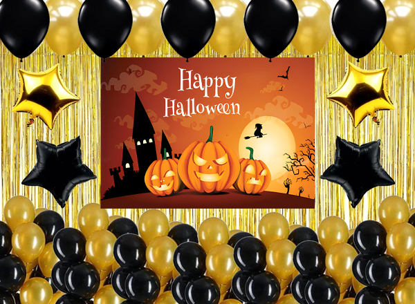 Halloween Party Complete Set with Backdrop