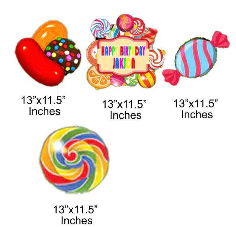 Candyland Theme Birthday Party Cutouts