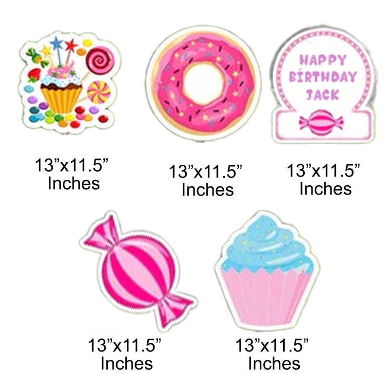 Candyland Theme Birthday Party Cutouts