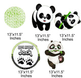 Panda Theme Birthday Party Cutouts