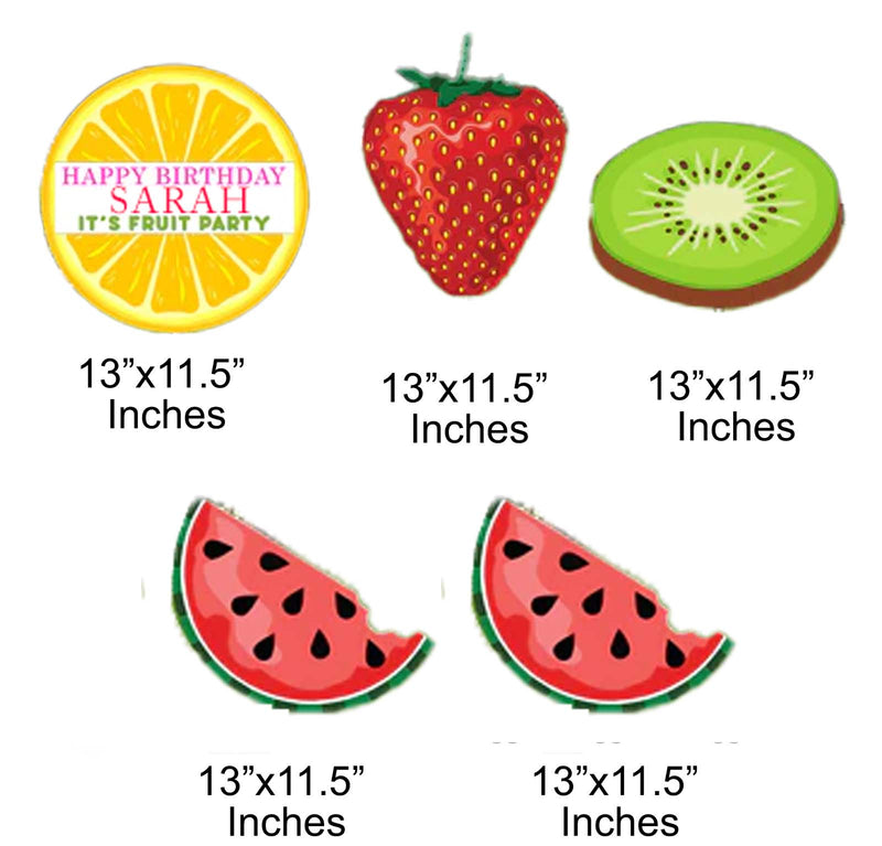 Twotti Fruity Theme Birthday Party Cutouts