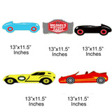 Racing Car Theme Birthday Party Cutouts